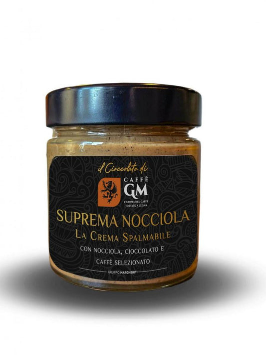 SUPREMA NOCCIOLA HAZELNUT SPREAD WITH COFFEE & WHITE CHOCOLATE – 200G